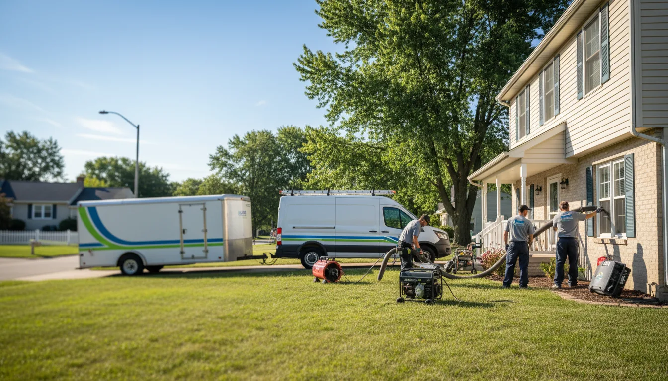 Flooded Basement Restoration And Cleanup With Repair in Philo, OH near me